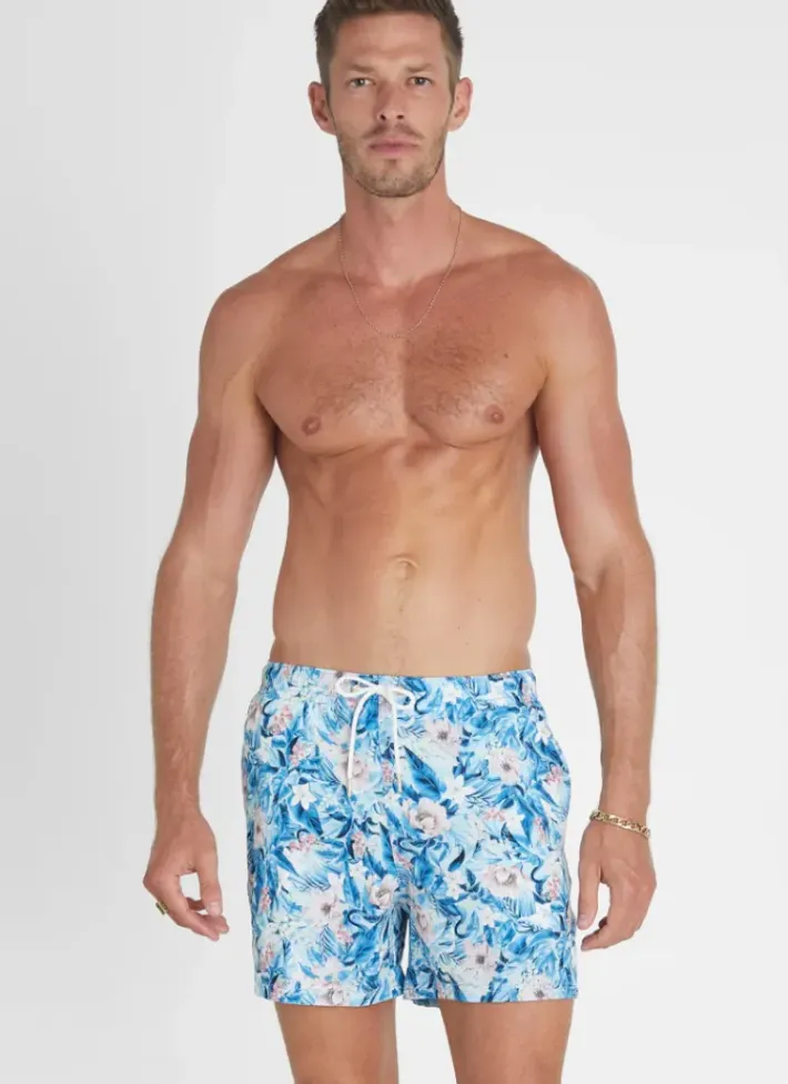 Aqua Blu Running Shorts