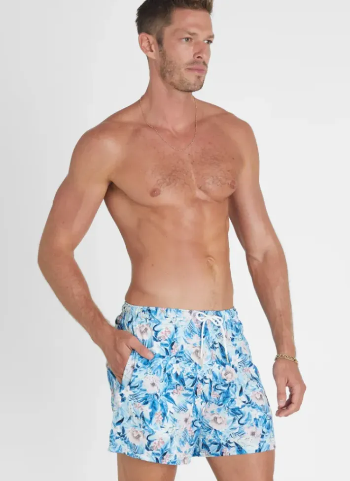 Aqua Blu Running Shorts