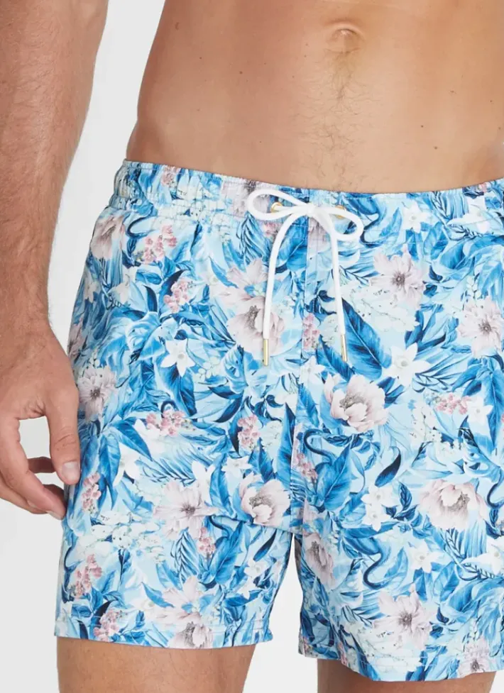Aqua Blu Running Shorts