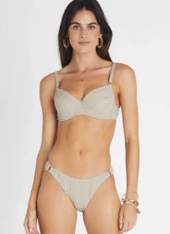 Women Aqua Blu Fawn Emily Bikini Top
