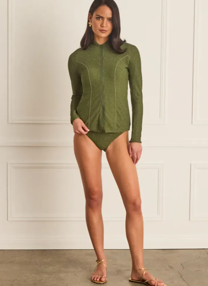 Women Aqua Blu Lyla Rash Guard