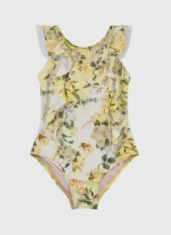 Kids Aqua Blu Frill One Piece