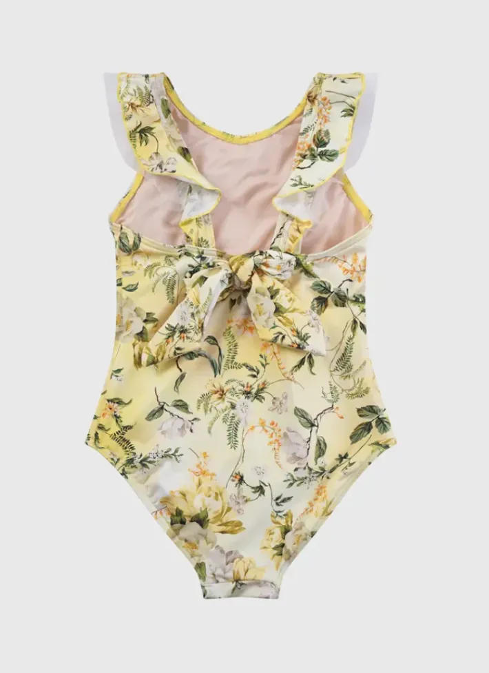 Kids Aqua Blu Frill One Piece