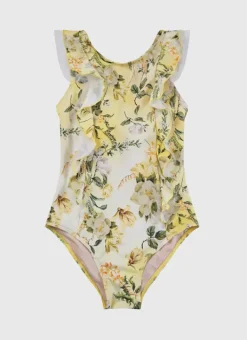 Kids Aqua Blu Frill One Piece