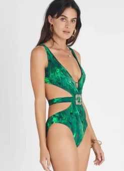 Women Aqua Blu Daniela One Piece