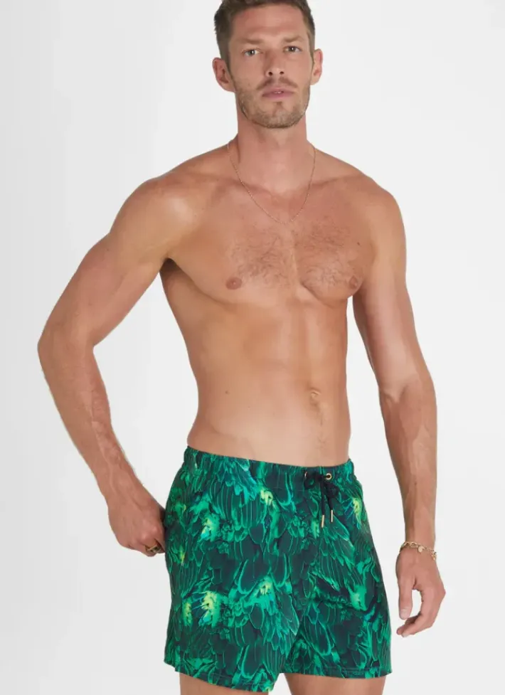Aqua Blu Running Shorts