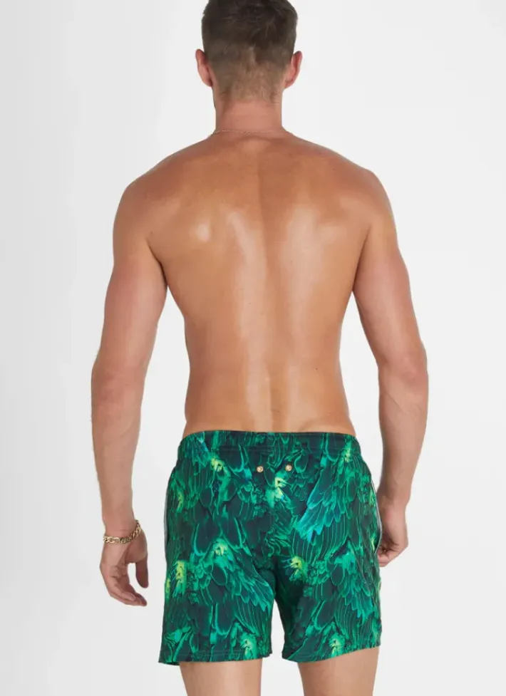 Aqua Blu Running Shorts