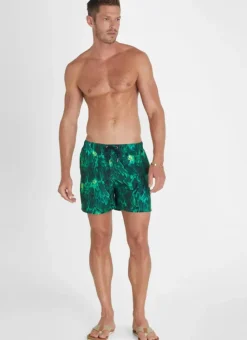Aqua Blu Running Shorts