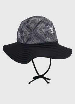Kids/BOY Aqua Blu Lycra Bucket Hat