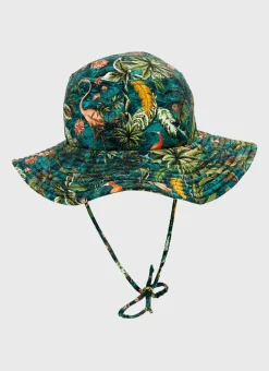 Kids/BOY Aqua Blu Lycra Bucket Hat
