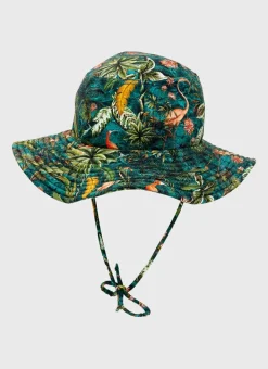 Kids/BOY Aqua Blu Lycra Bucket Hat