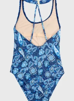 Kids Aqua Blu Cross Back One Piece
