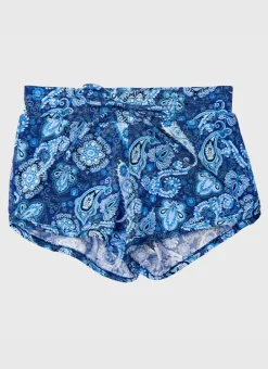 Kids Aqua Blu Lycra Boardshorts