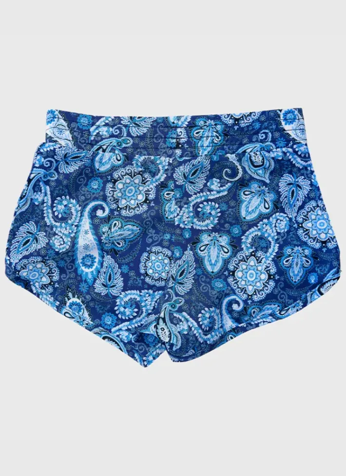 Kids Aqua Blu Lycra Boardshorts