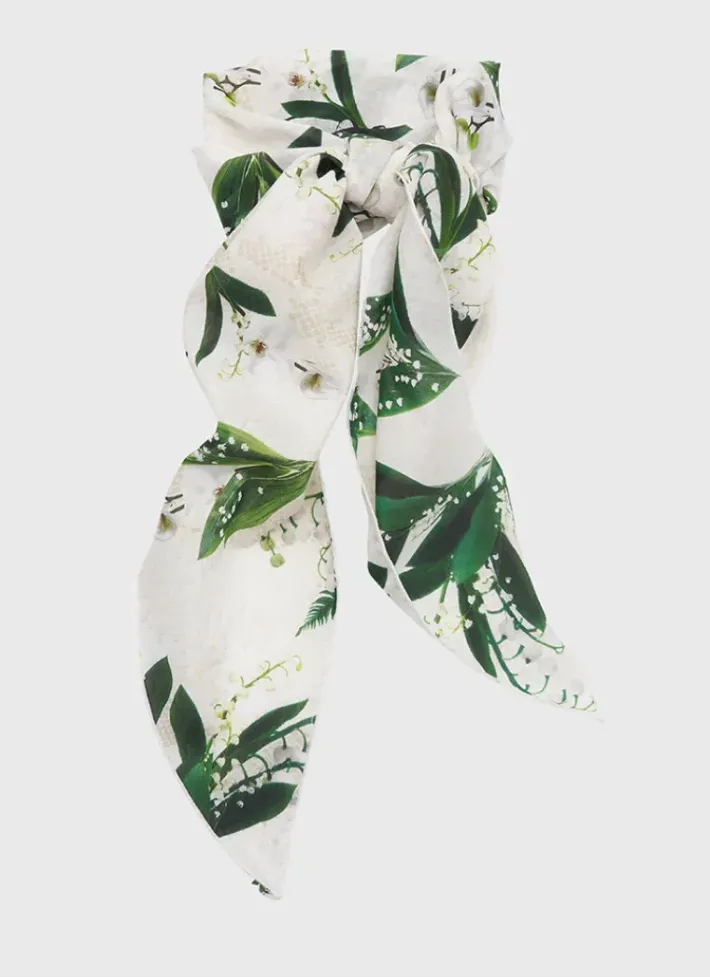 Women Aqua Blu Lily Scarf