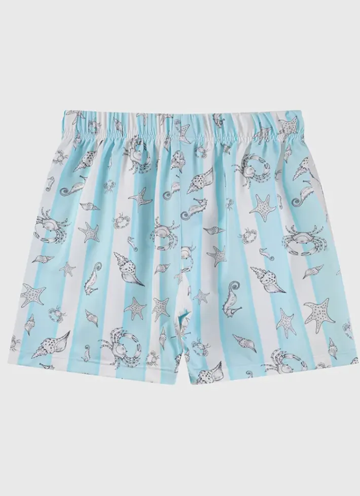 Kids/BOY Aqua Blu Lycra Boardshorts