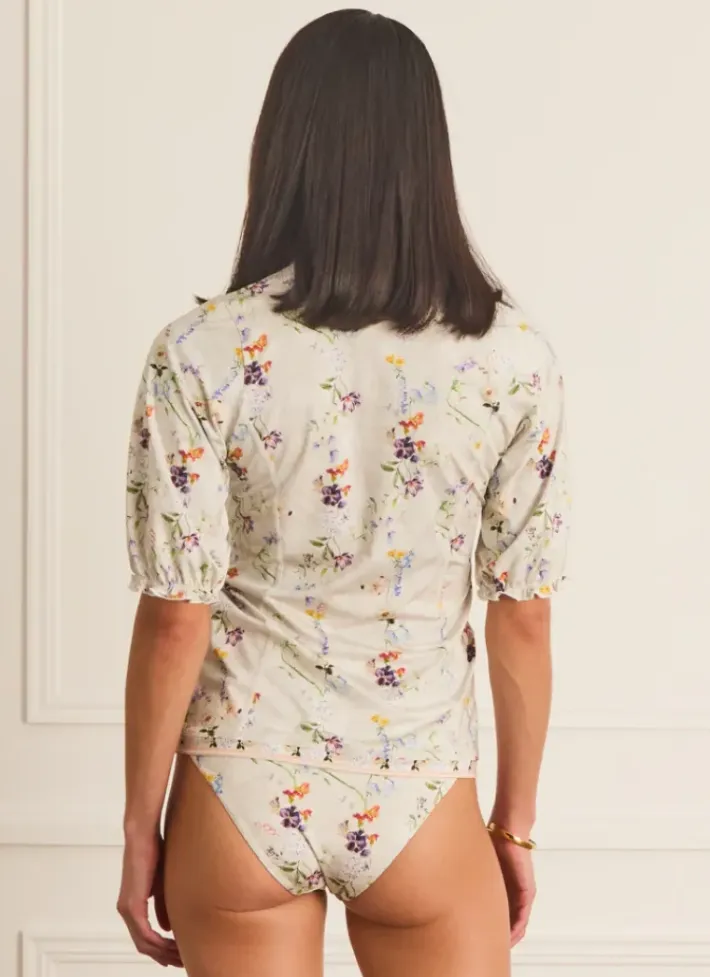Women Aqua Blu Jillian Rash Guard