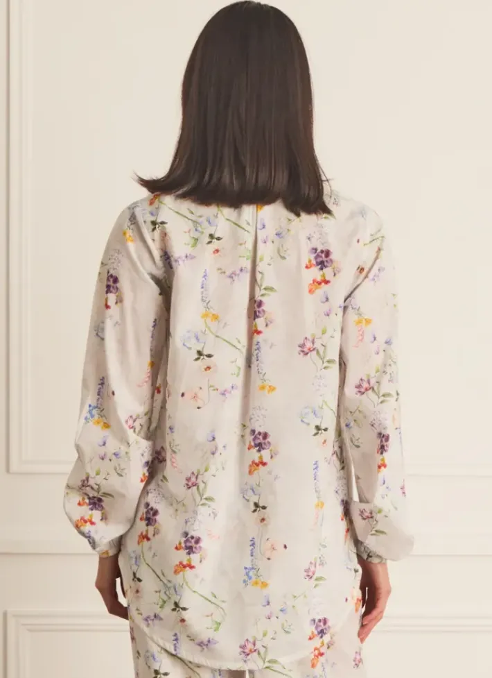 Women Aqua Blu Odilia Beach Shirt