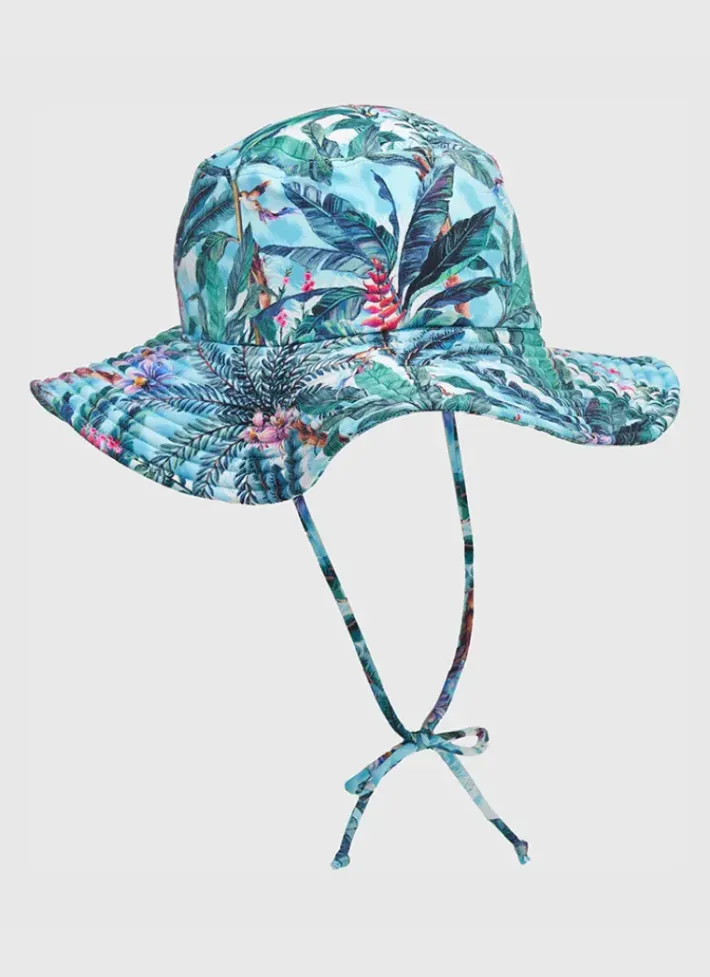 Kids Aqua Blu Lycra Hat