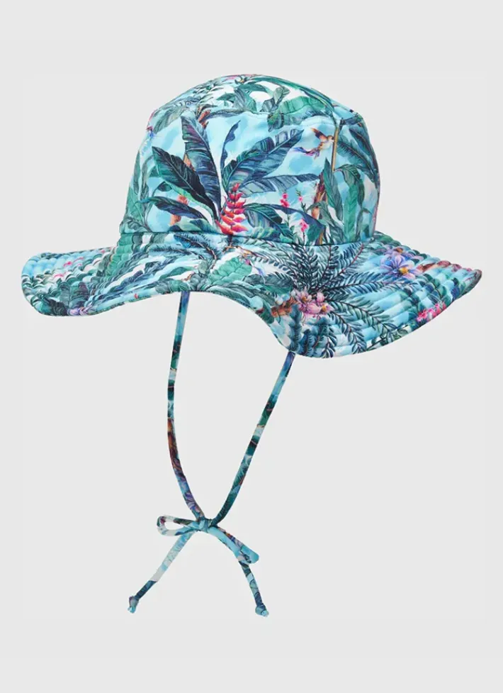 Kids Aqua Blu Lycra Hat