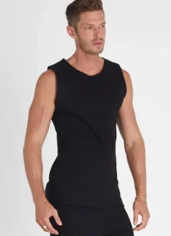 Women Aqua Blu Noir Tank