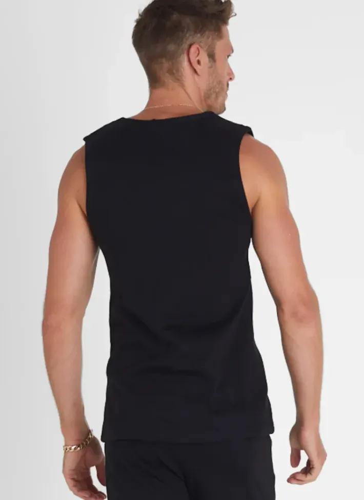 Women Aqua Blu Noir Tank