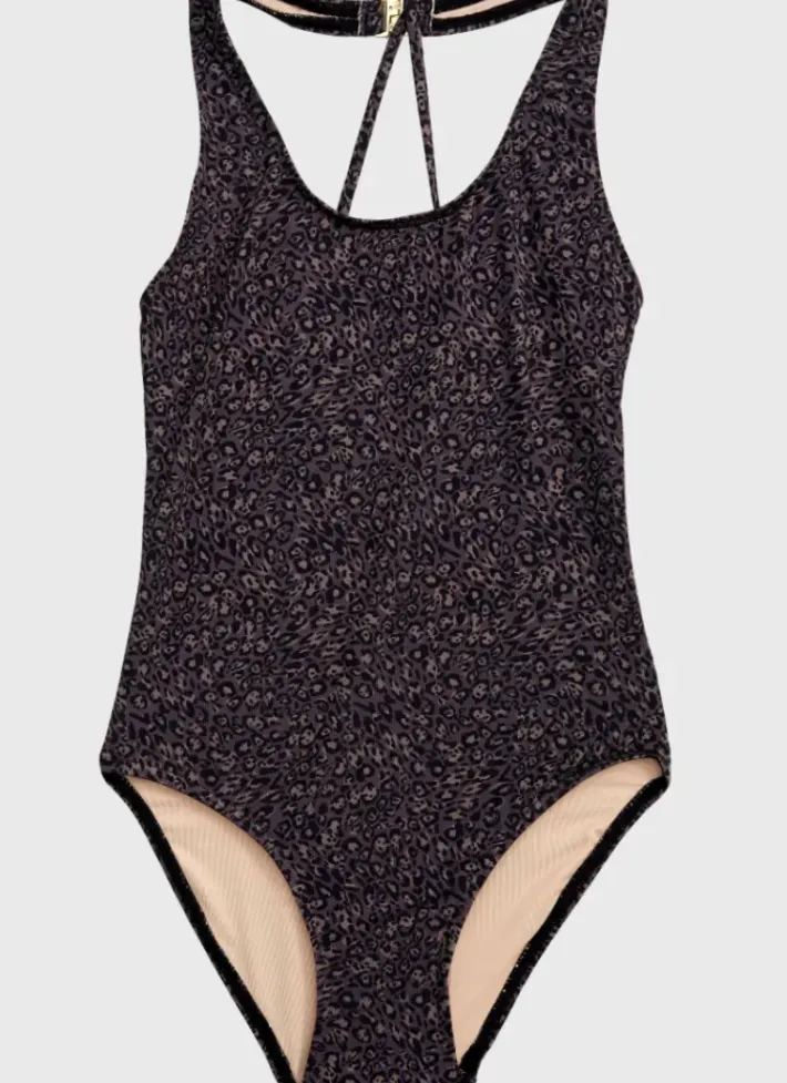 Kids Aqua Blu Cross Back One Piece