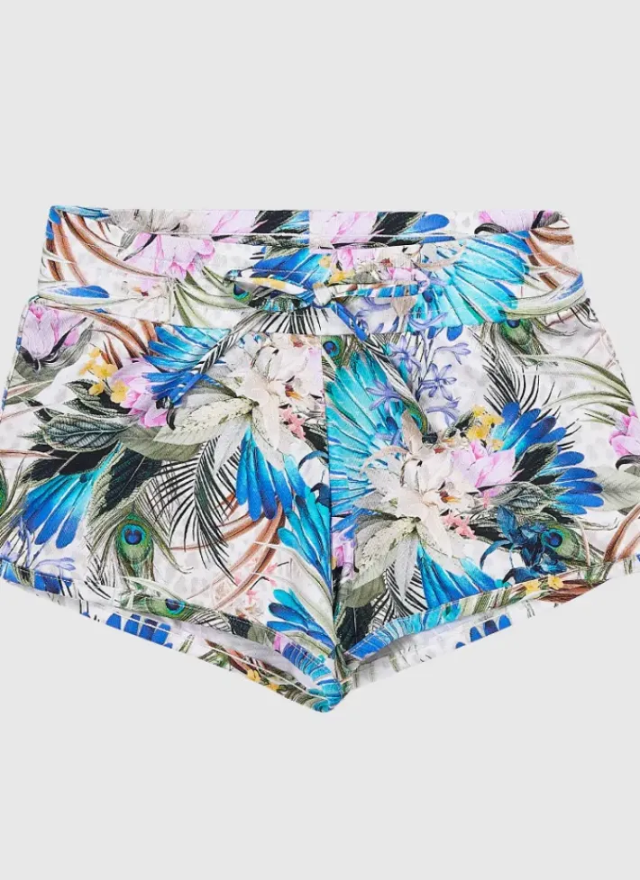 Kids Aqua Blu Lycra Boardshorts