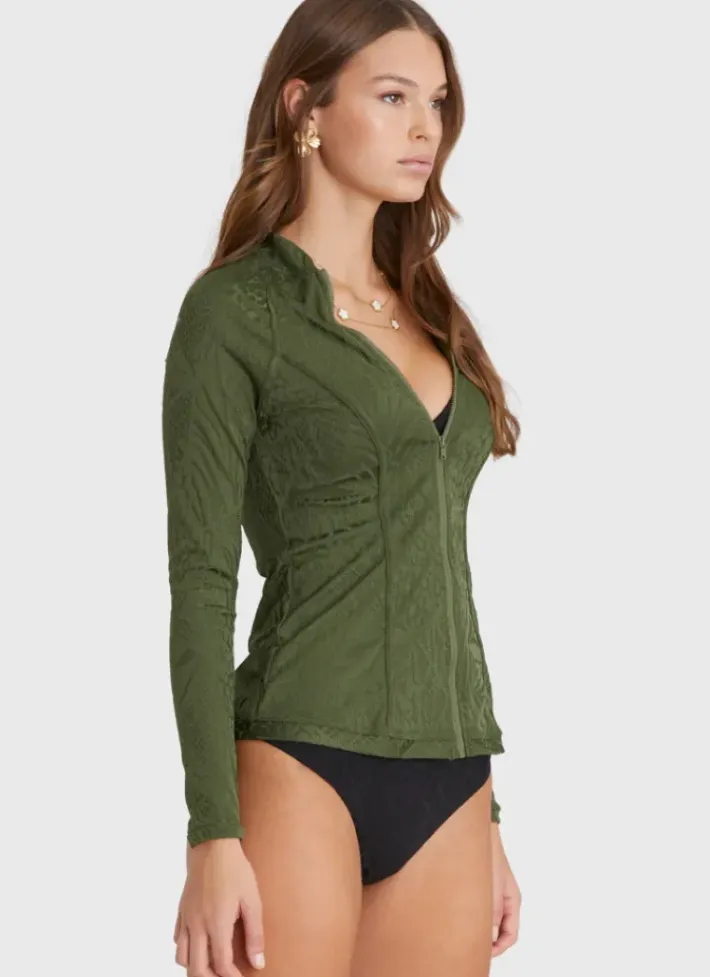 Women Aqua Blu Lyla Rash Guard
