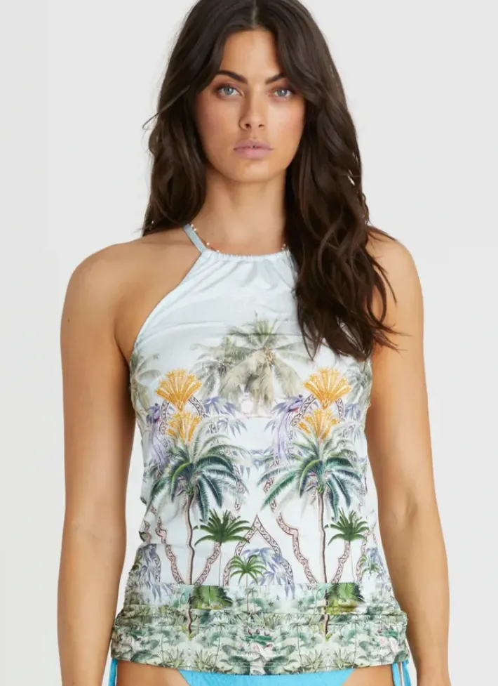 Women Aqua Blu Lawley Tankini