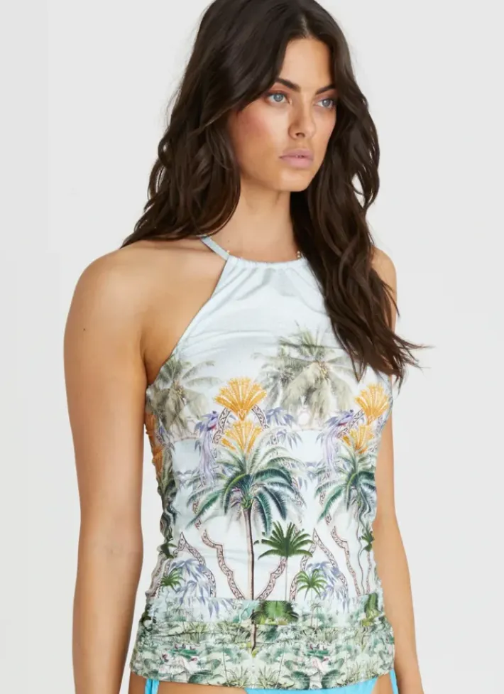 Women Aqua Blu Lawley Tankini