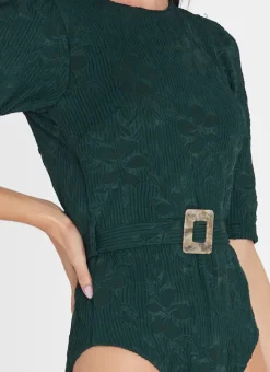 Women Aqua Blu Peacock Melissa One Piece