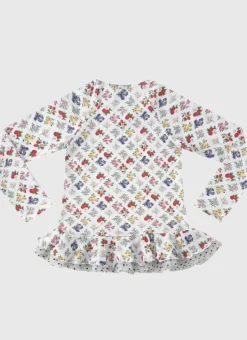 Kids Aqua Blu Long Sleeve Rash Vest (SAMPLE)