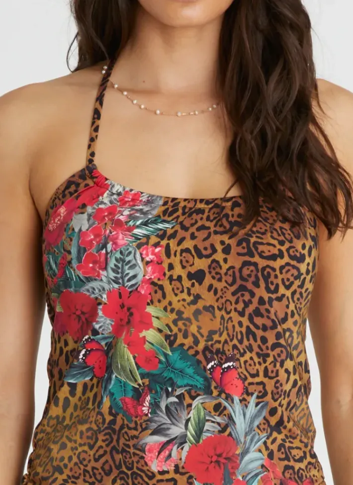 Women Aqua Blu Remi Tankini
