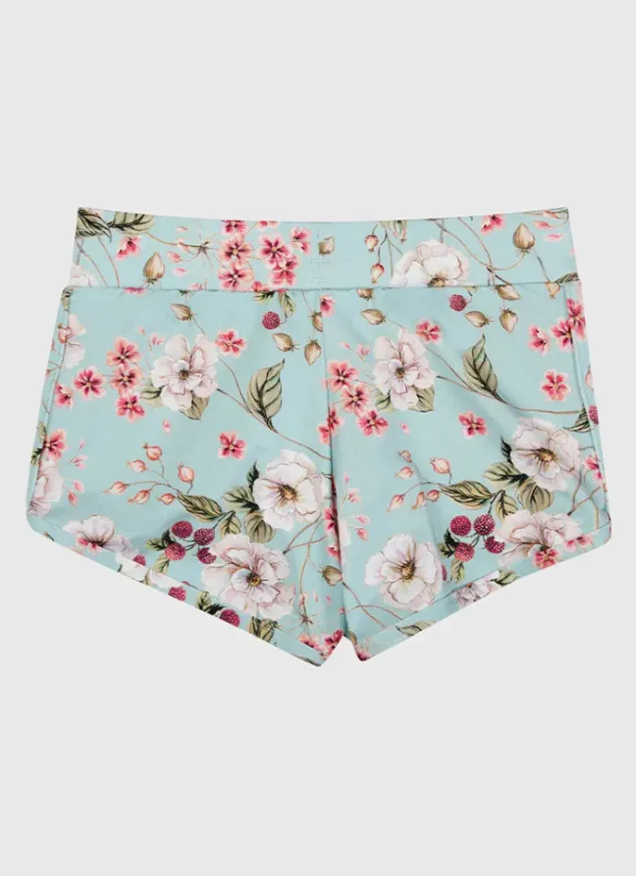 Kids Aqua Blu Lycra Boardshorts