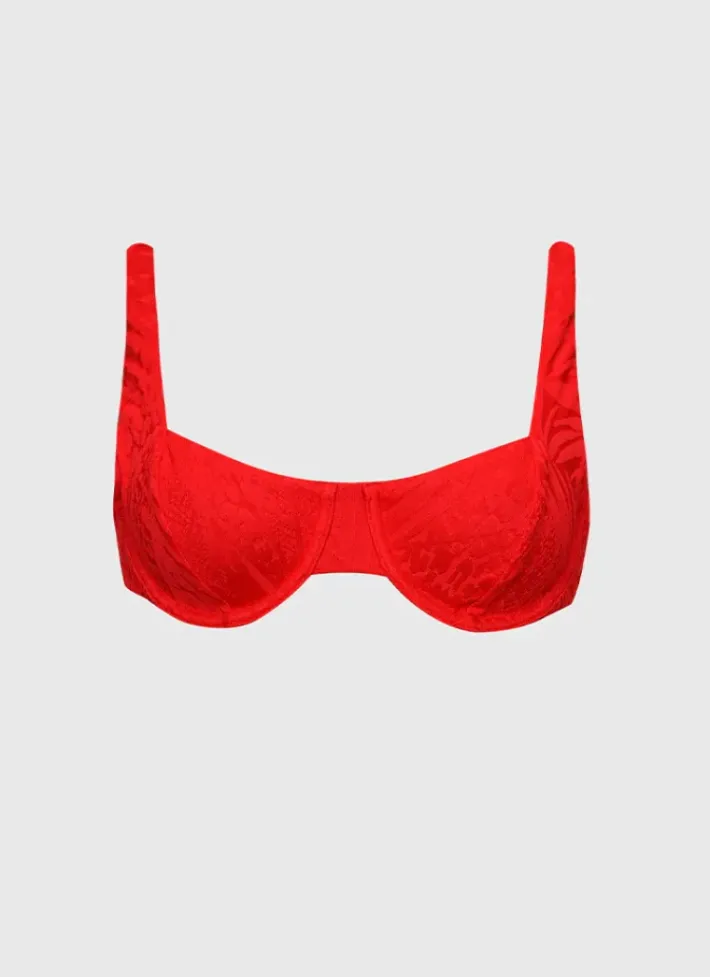 Women Aqua Blu Zara Balconette
