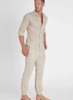Women Aqua Blu Sandstone Caleb Pants
