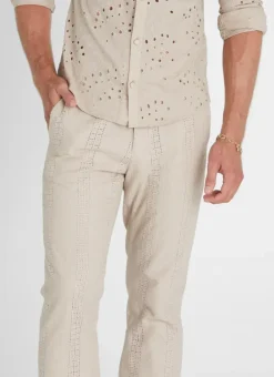 Women Aqua Blu Sandstone Caleb Pants