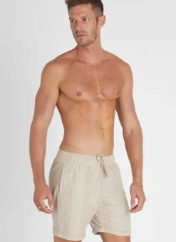 Women Aqua Blu Sandstone Taylor Shorts