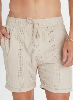 Women Aqua Blu Sandstone Taylor Shorts