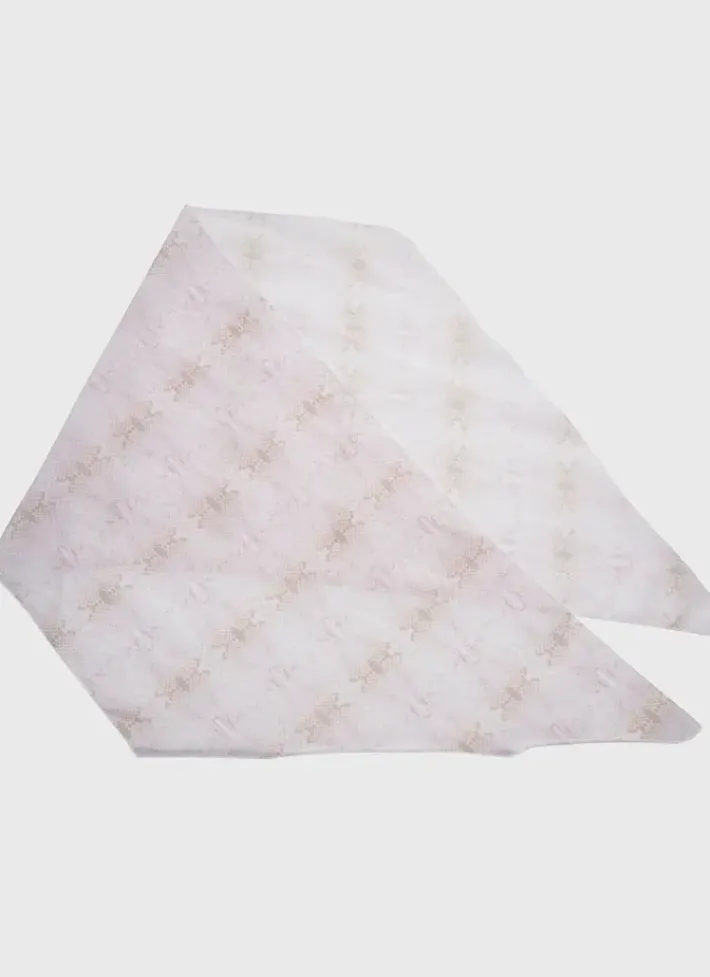 Women Aqua Blu Serpentine Scarf