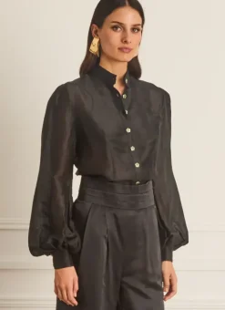 Women Aqua Blu Hazel Blouse