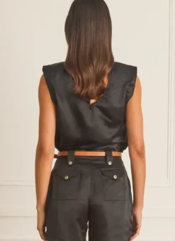 Women Aqua Blu Klara Top