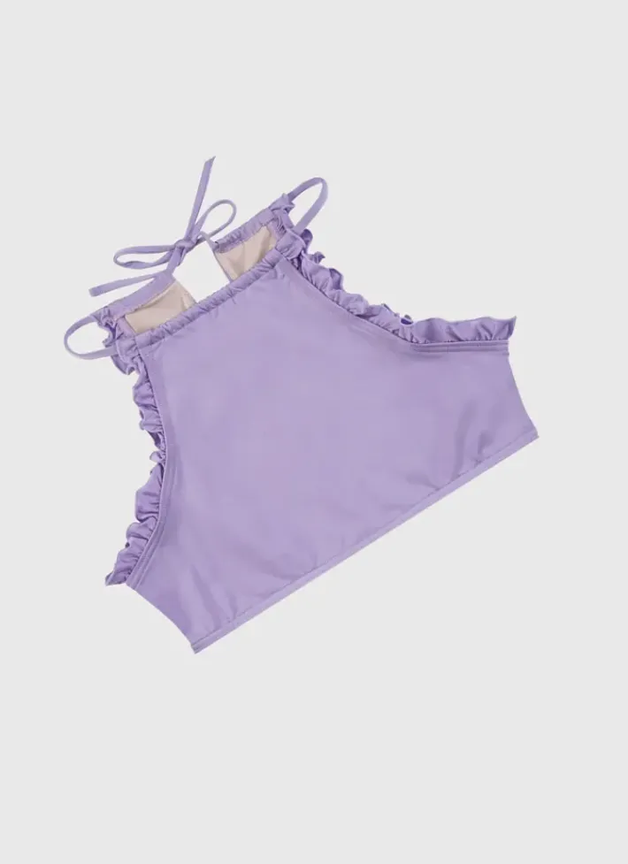 Kids Aqua Blu Stepping Stones Halter Neck Bikini Set