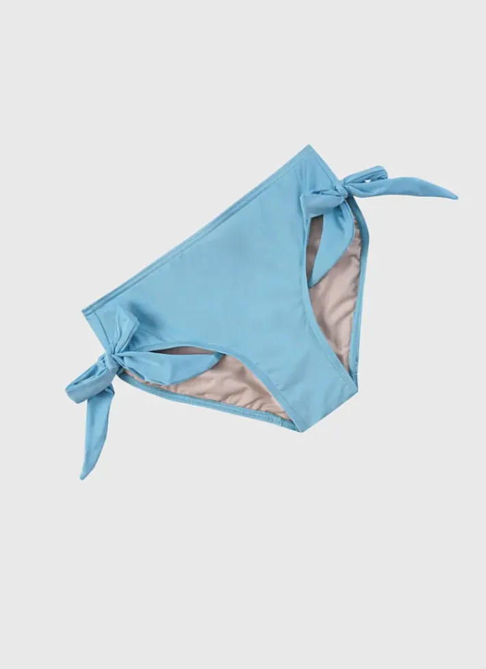 Kids Aqua Blu Stepping Stones Halter Neck Bikini Set