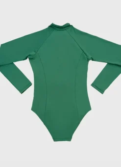 Kids Aqua Blu Stepping Stones Long Sleeve One Piece