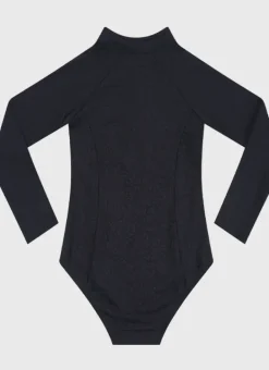 Kids Aqua Blu Stepping Stones Long Sleeve One Piece