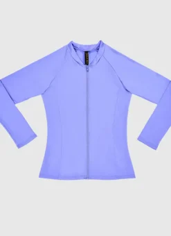 Kids Aqua Blu Stepping Stones Long Sleeve Rash Vest
