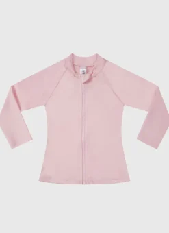 Kids Aqua Blu Stepping Stones Long Sleeve Rash Vest - Babies