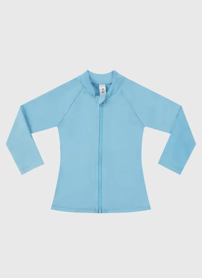 Kids Aqua Blu Stepping Stones Long Sleeve Rash Vest - Babies